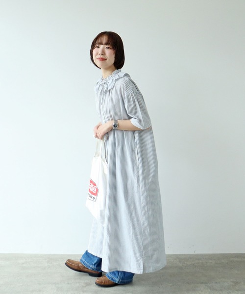 PAR ICI（パーリッシィ） ワンピース 「WEB限定」チェック/ストライプ