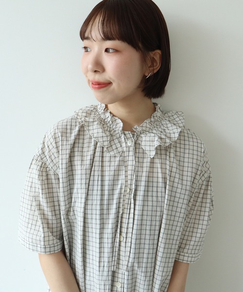 PAR ICI（パーリッシィ） ワンピース 半袖 「WEB限定」チェック