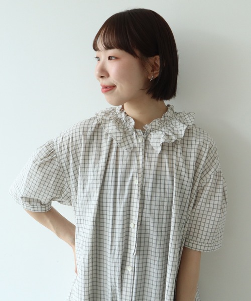 PAR ICI（パーリッシィ） ワンピース 「WEB限定」チェック/ストライプ