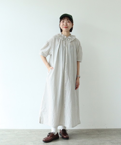 PAR ICI（パーリッシィ） ワンピース 「WEB限定」チェック/ストライプ