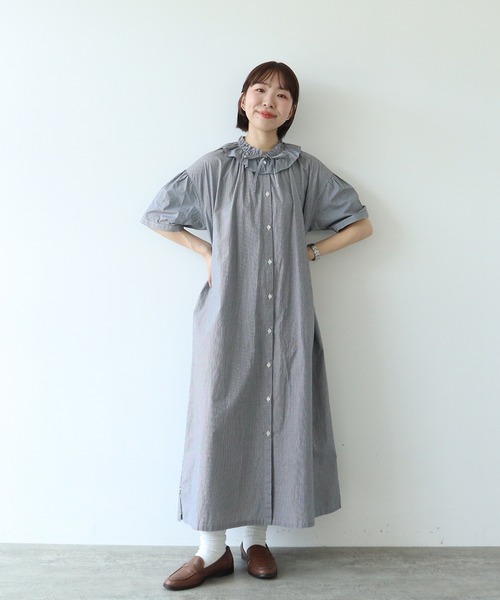 PAR ICI（パーリッシィ） ワンピース 半袖 「WEB限定」チェック