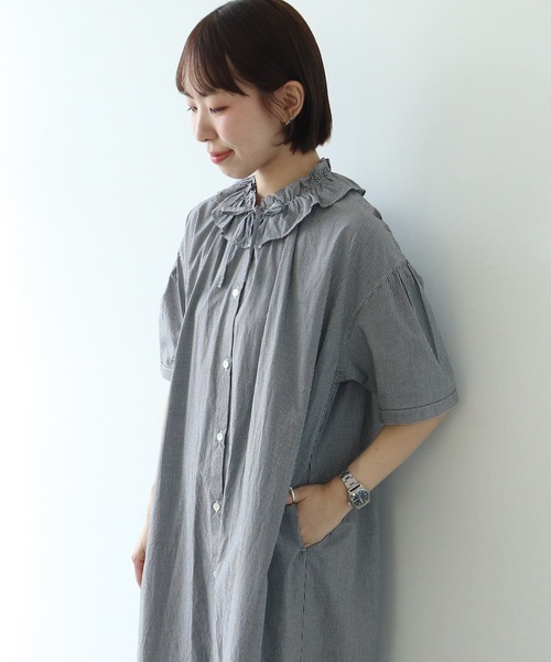 PAR ICI（パーリッシィ） ワンピース 「WEB限定」チェック/ストライプ