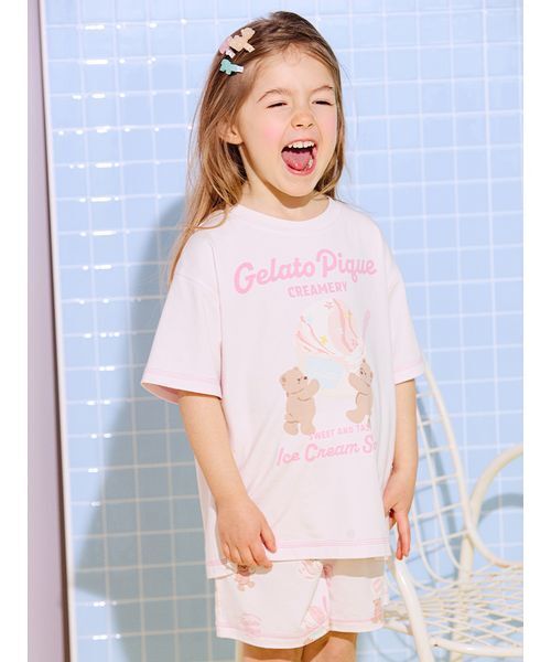 gelato pique（ジェラートピケ） パジャマ 「KIDS」「接触冷感」アイス