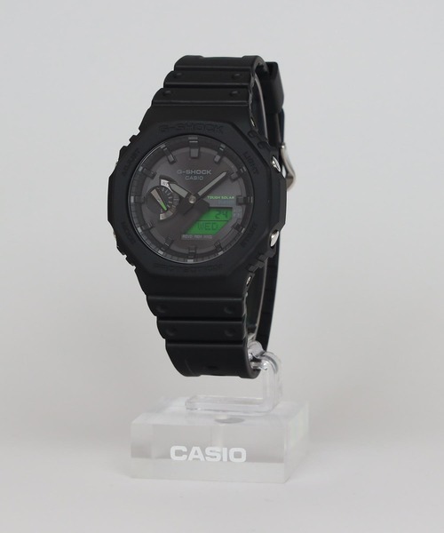 G-SHOCK GA-B2100 腕時計 BLACK AND ELECTRO GREEN / GA-B2100BEG-1AJF