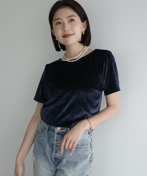 anuans（アニュアンス） tシャツ トリアセベロアカットTシャツ