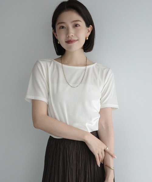 anuans トリアセミックスワークシャツ トリアセベロアカットTシャツ