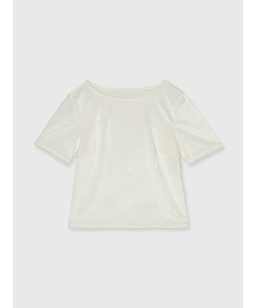 anuans（アニュアンス） tシャツ 半袖 トリアセベロアカットTシャツ