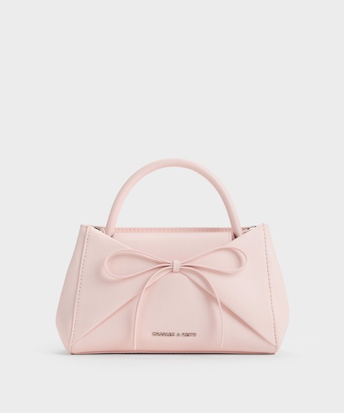 CHARLES & KEITH Hazel ハンドバッグ ソフトピンク CHARLES ＆ KEITH（チャールズ&キース） ハンドバッグ Hazel ヘーゼル
