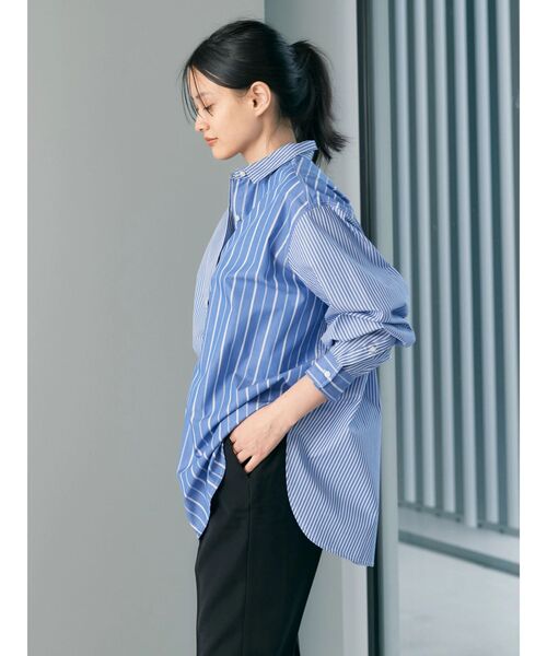 「AMERICAN HOLIC」 長袖シャツ L ブルー系その他4 レディース_画像5