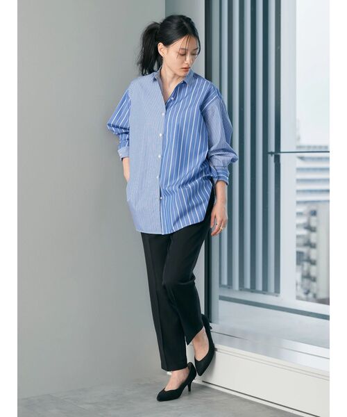 「AMERICAN HOLIC」 長袖シャツ L ブルー系その他4 レディース_画像6