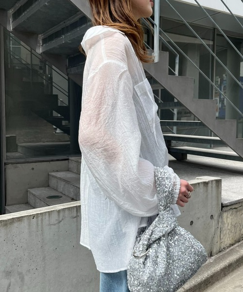 「CIAOPANIC TYPY」 長袖ブラウス ONE SIZE ブラック レディース_画像3
