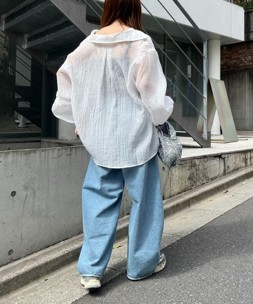 「CIAOPANIC TYPY」 長袖ブラウス ONE SIZE ブラック レディース_画像9