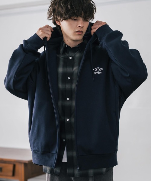 umbro（アンブロ） ジップアップパーカー M ネイビー メンズ 