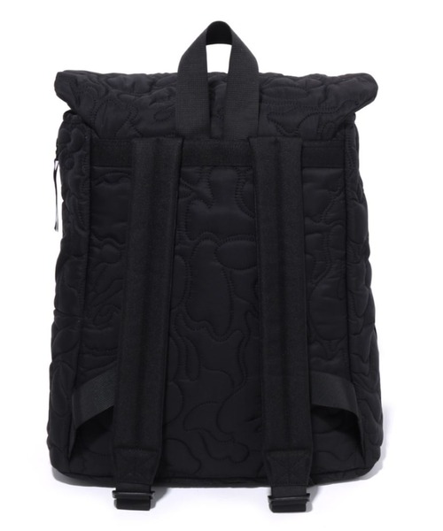 A BATHING APE ブラックバックパック A BATHING APE（アベイシングエイプ） リュック FREE ブラック メンズ