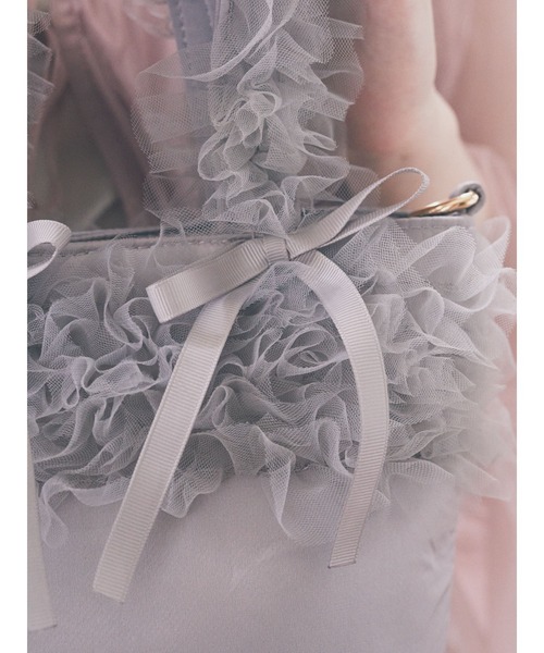 「Maison de FLEUR」 ハンドバッグ FREE ブラック レディース_画像4