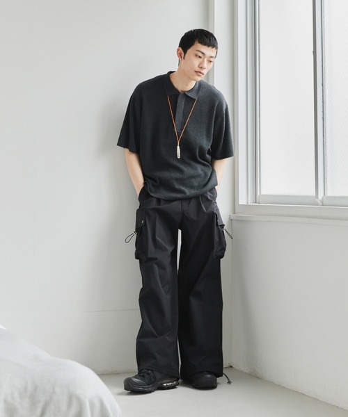 「soerte」 カーゴパンツ 1 アイボリー メンズ_画像4