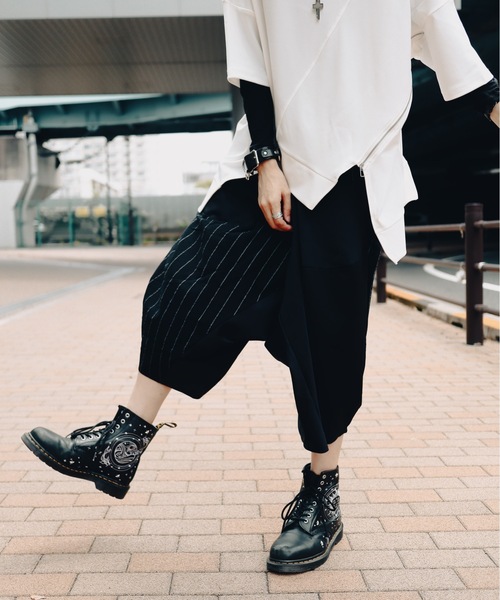 「rovtski」 サルエルパンツ FREE ブラック レディース_画像7