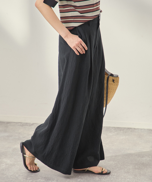  ブラック ワイドパンツ L journal standard L'essage（ジャーナルスタンダード レサージュ