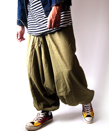 SHARE SPIRIT タイパンツ ワイドパンツ サルエルパンツ ハイウエスト ワイドパンツ メンズ イージーパンツ サルエルパンツ クロップド
