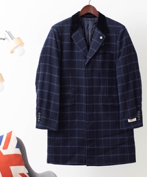 Gabicci チェスターコート コート チェック メンズ : ZOZOTOWN Yahoo
