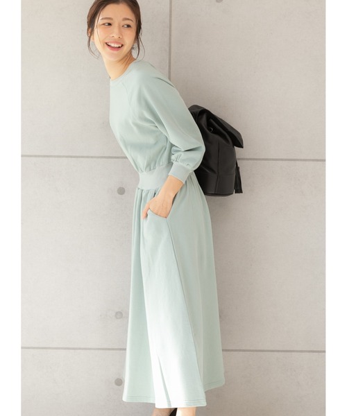 ワンピース スウェット ギャザー ワンピース 七分袖 半袖 Zozotown Paypayモール店 通販 Paypayモール