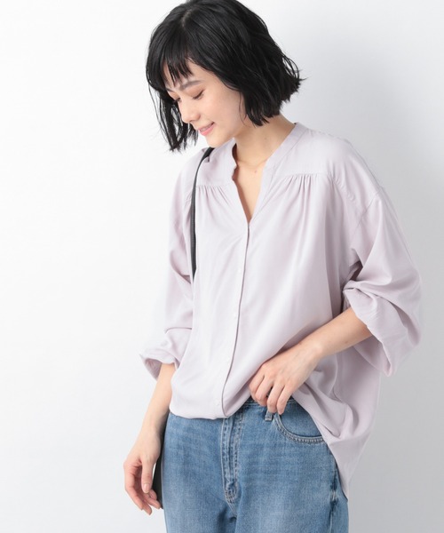 シャツ ブラウス さらさらリラックスブラウス長袖/924439 レディース | GLOBAL WORK