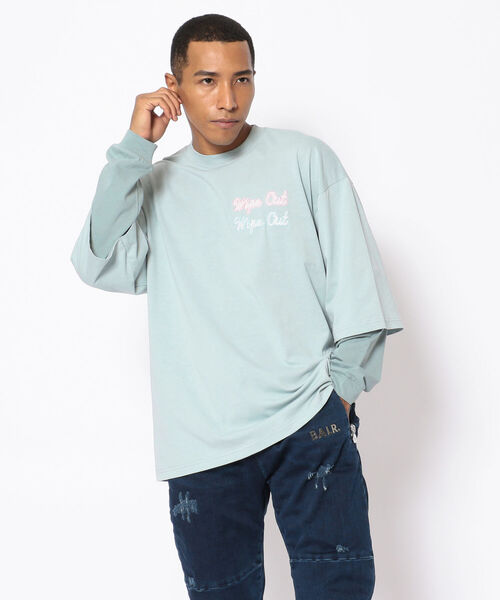 【タイムセー】 tシャツ Tシャツ KAGAFURI KAMAKURA(カガフリ カマクラ)Wipe out立体刺繍レイヤードTシャツ ZOZOTOWN PayPayモール店 - 通販 - PayPayモール により