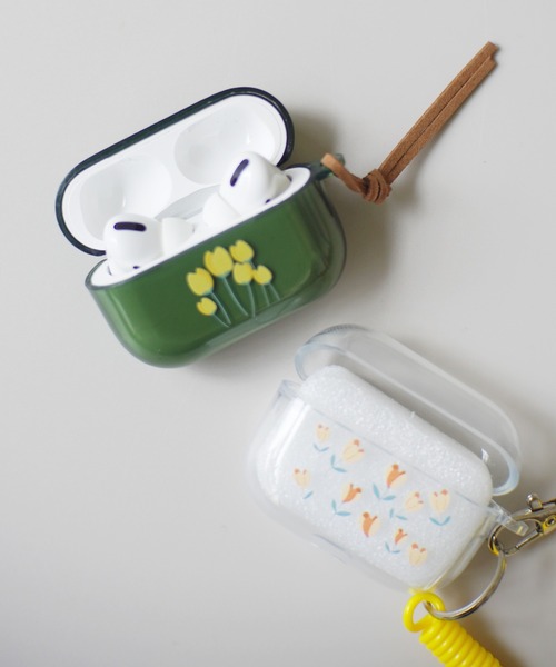 Port（ポート） フラワー プリント AirPods1/2 / AirPods Pro 専用