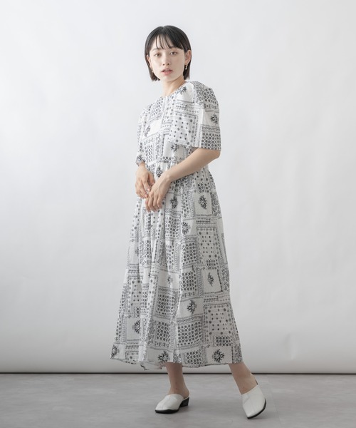 ワンピース ペイズリー柄フレアワンピース : ZOZOTOWN Yahoo!店 - 通販