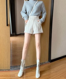 URGE： パンツ 「URGE：」ショートパンツ ハイウエスト