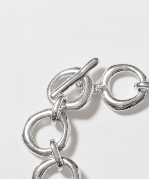 ブレスレット MODERN WEAVING/モダンウィーヴィング Imperfect Circles Linked Bracelet Silver ブ MODERN ブレスレット WEAVING/モダンウィーヴィング Imperfect Circles Linked Bracelet Silver