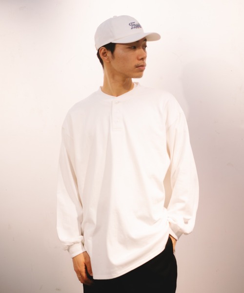 B.S.M.G. 長袖ヘンリーネックシャツ アイボリー L 楽天市場】フリーホイーラーズ HENLEY NECKED LONG SLEEVE SHIRT