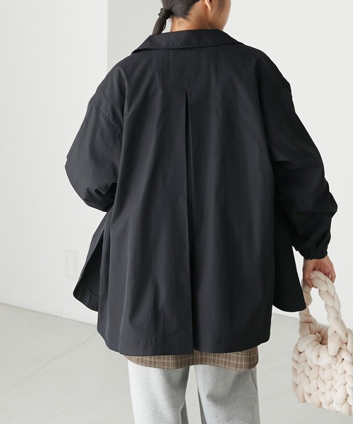 forksy. / コート/FREE/ナイロン/BLK/無地 forksy.（フォルクシー） コート トレンチコート レディース 「forksy