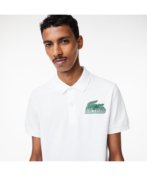 LACOSTE（ラコステ） ポロシャツ クラシックアスレチックプリント