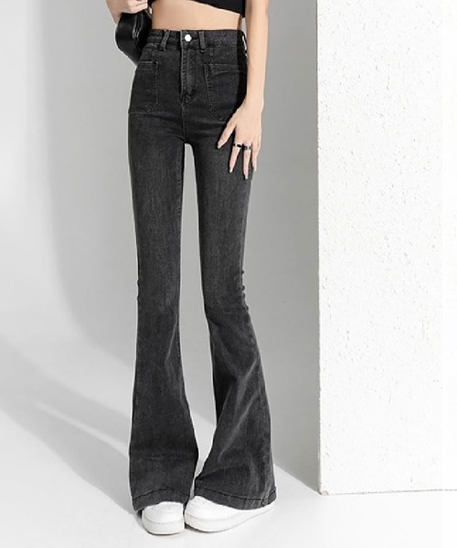 NinaetLina（ニナエリナ） ジーンズ デニム デニムパンツ フレアデニム