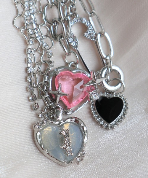 Diable baiser（ディアブルベーゼ） ネックレス ハートモチーフ