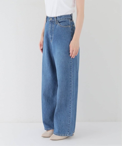 SLOBE IENA LE DENIM バギーパンツ 38 ブルーA スローブ イエナ SLOBE IENA 《追加3》LE DENIM バギーパンツ