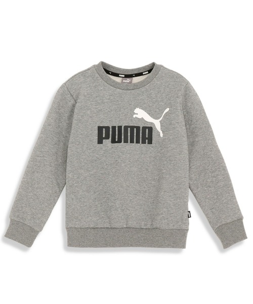 スウェット キッズ PUMA プーマ キッズ ボーイズ ESS+ 2 COL ビッグロゴ クルースウェット 120-160cm｜zozo