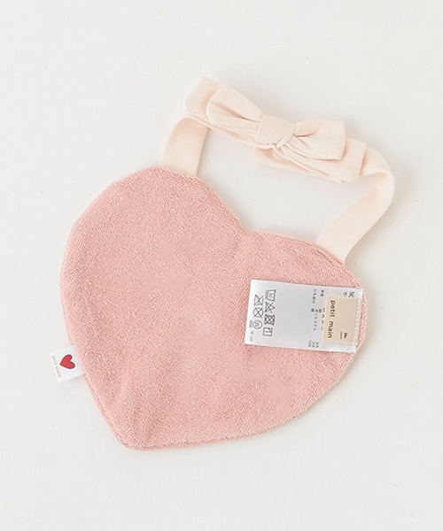 petit main スタイ よだれかけ ハートスタイ : ZOZOTOWN Yahoo!店