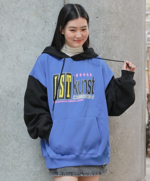 ISTKUNST パーカー 「UNISEX」ISTKUNST／5スターロゴ フーディー