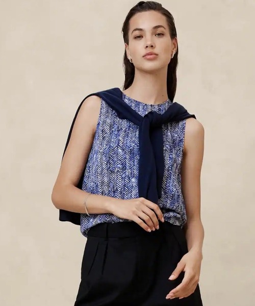 ブラウス シャツ BANANA REPUBLIC FACTORY STORE　　シェルタンクトップ レディース BANANA REPUBLIC ブラウス シャツ FACTORY STORE シェルタンク