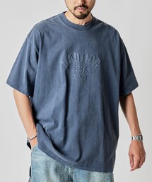 NAUTICA tシャツ NAUTICA/ノーティカ Pigment Dyed Felt Patch