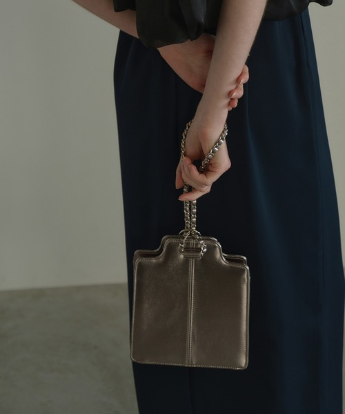 ANDRESD ハンドバッグ one handle square bag ワンハンドル