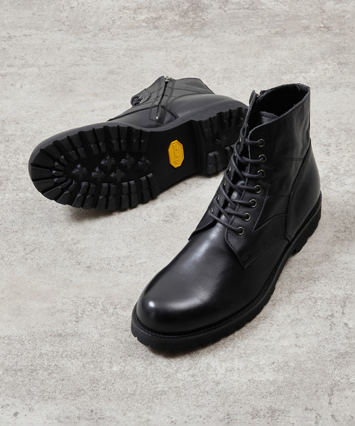 And A（アンドエー） ブーツ PADRONE パドローネ / SIDE ZIP LACE UP