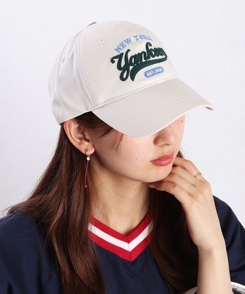 帽子 キャップ 「日本未入荷」MLB KOREA レタリング アン 