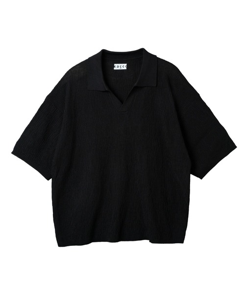 KACCO tシャツ 「ユニセックスアイテム」SKIPPER KNIT POLO