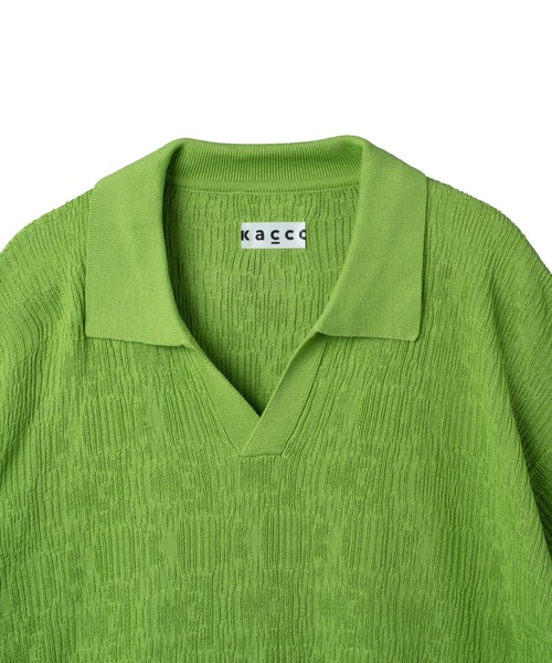 KACCO tシャツ 「ユニセックスアイテム」SKIPPER KNIT POLO