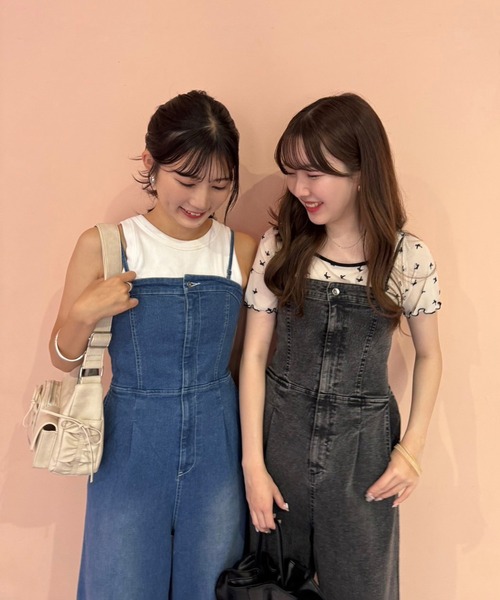 新品未使用 キャナルジーン サロペット デニム オールインワン オーバーオール CANAL JEAN（キャナルジーン）の「smileyranna デニム