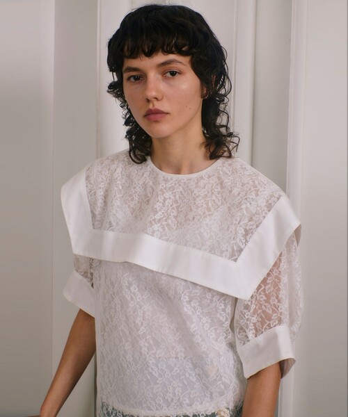 allureville｜オーガンザボウブラウス | Rakuten Fashion(楽天