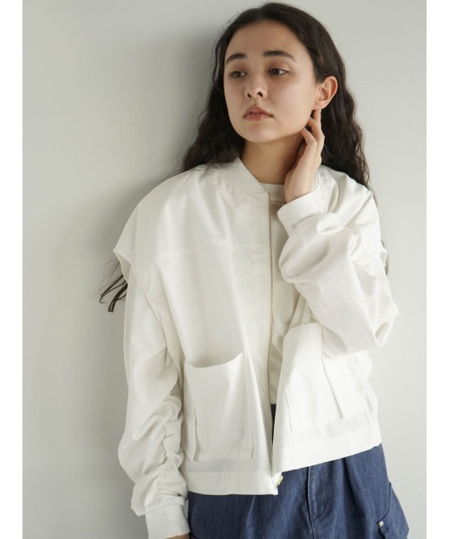 ベスト ジレ Cotton nylon work vest レディース